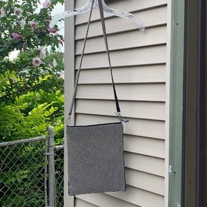 Crossbody purse crystals black